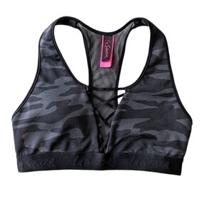 LA senza sport bra camouflage pattern small b056